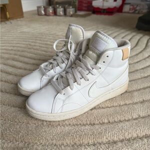 White High-Top Sneakers